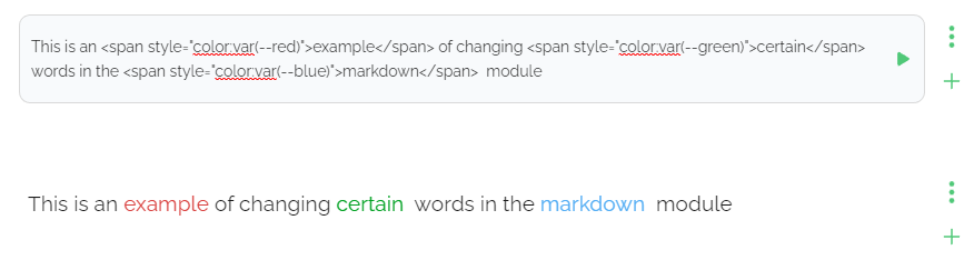markdown font color change